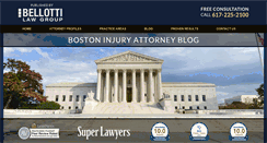 Desktop Screenshot of bostoninjuryattorneysblog.com